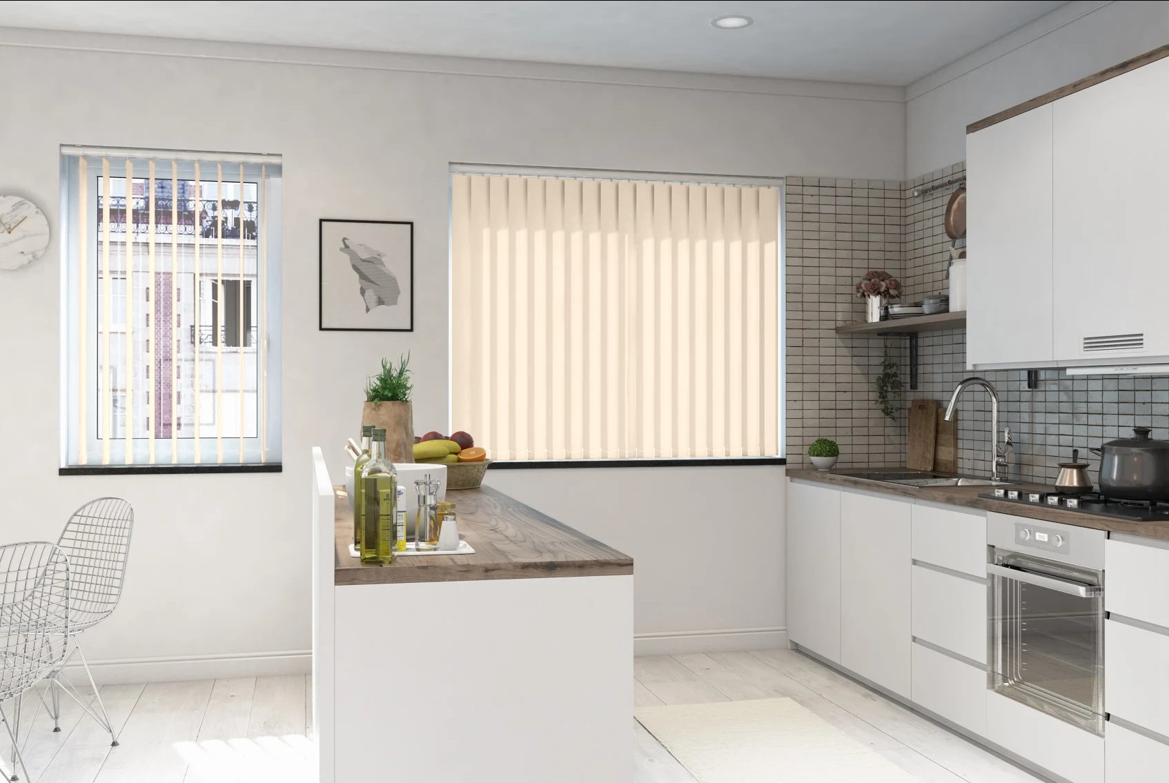 Verona Sandstone Dimout Vertical Blind