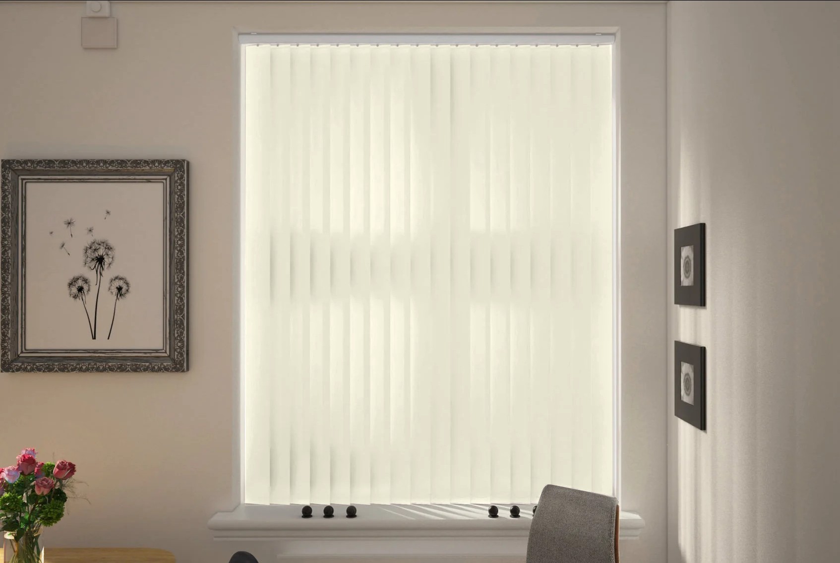 Verona Sesame Dimout Vertical Blind