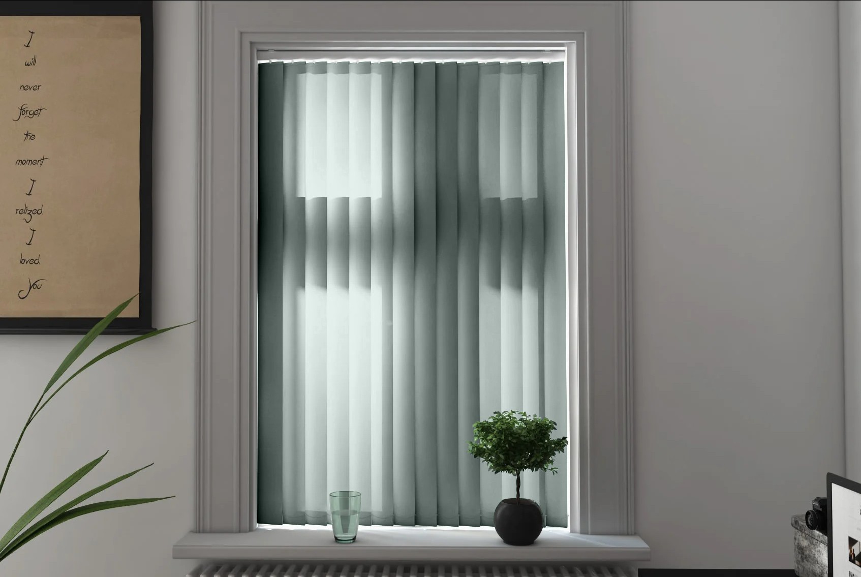Verona Steel Dimout Vertical Blind