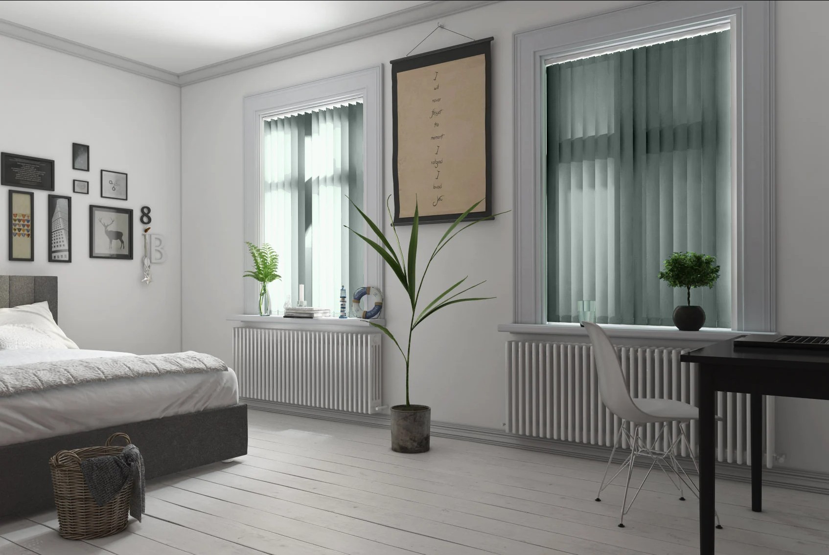 Verona Steel Dimout Vertical Blind