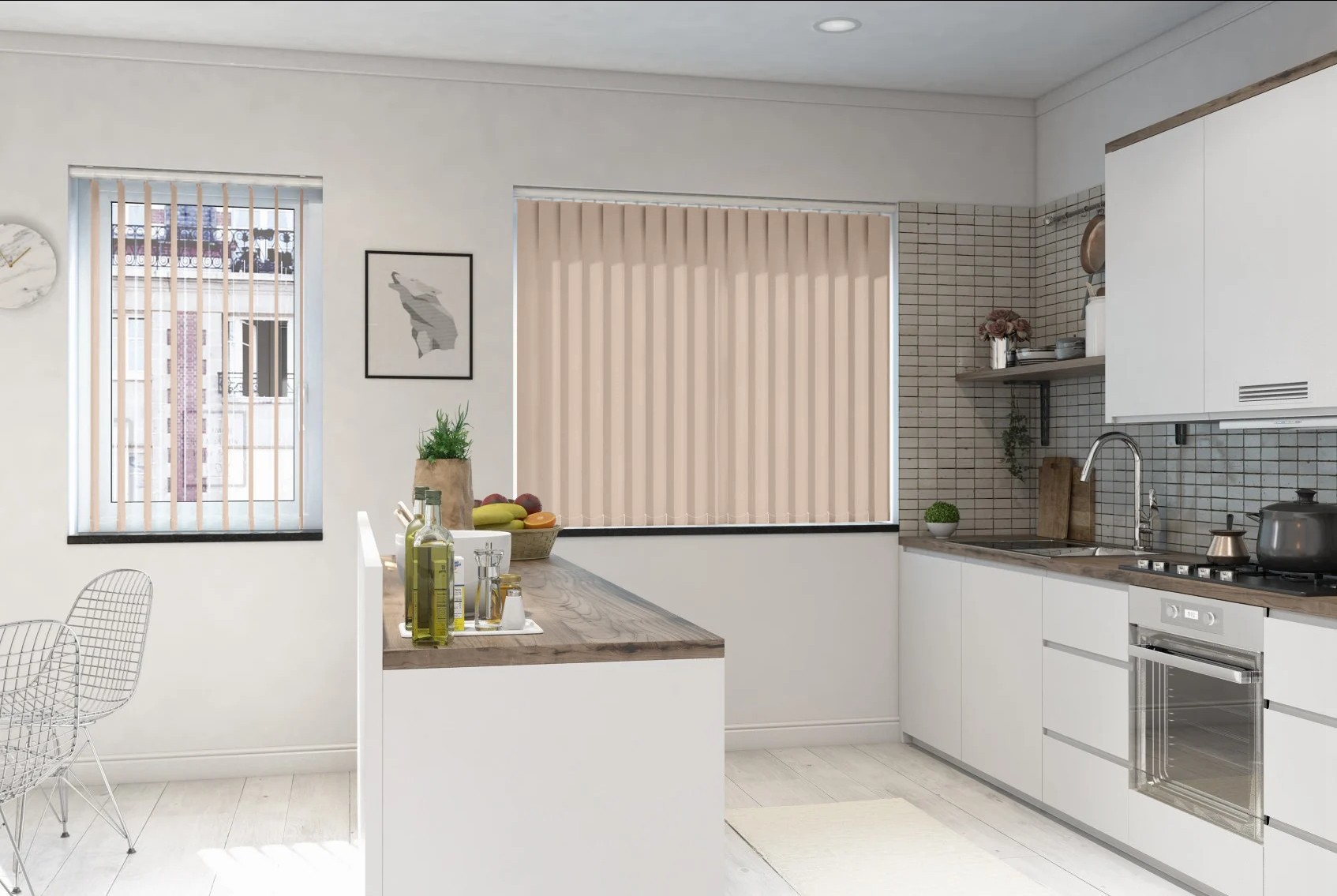 Verona Stone Dimout Vertical Blind