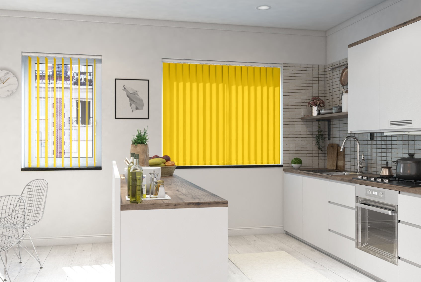Verona Sunshine Dimout Cordless Vertical Blind