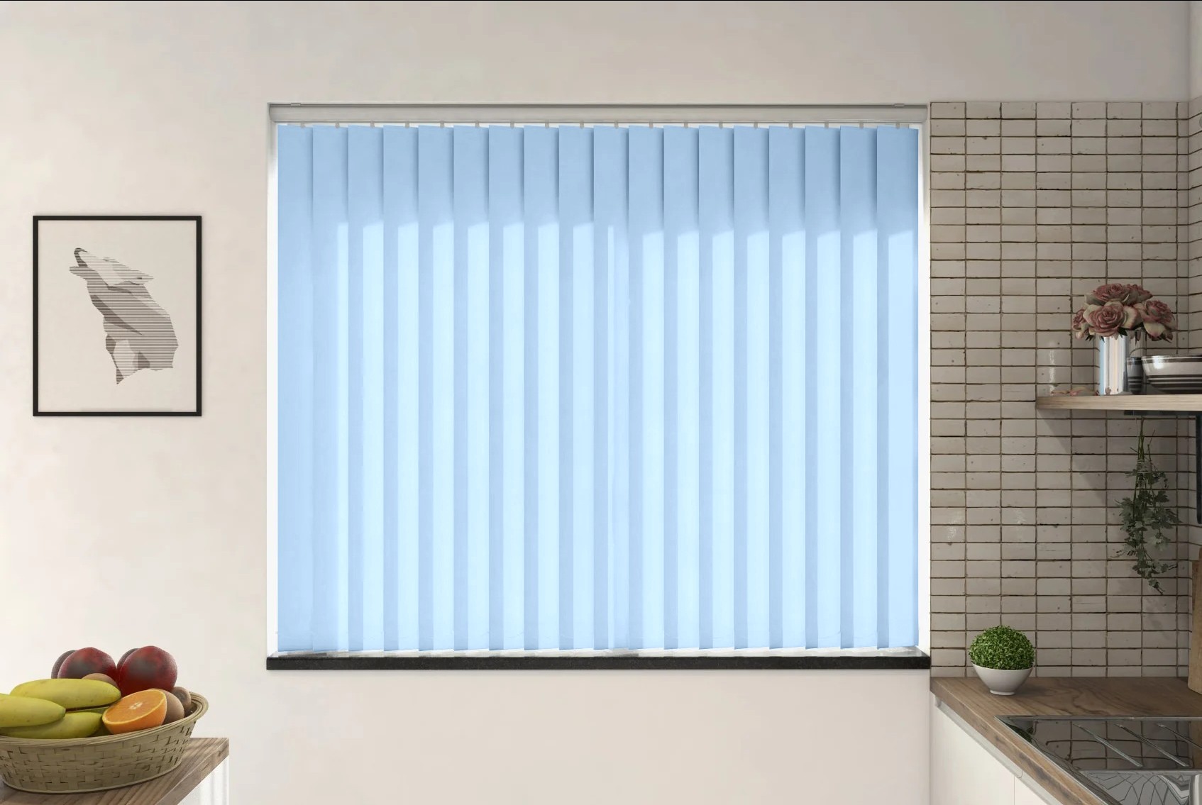 Verona Surf Dimout Vertical Blind