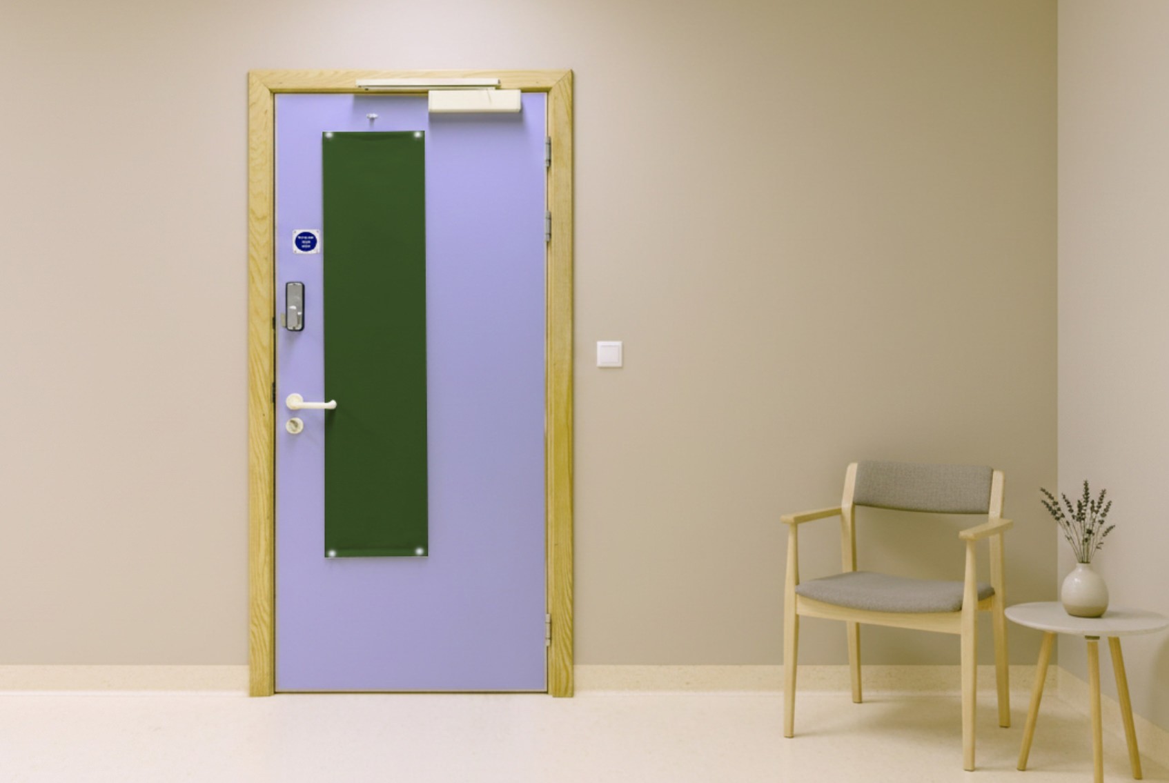 toscana dark green commercial vision panel flap (vpf)