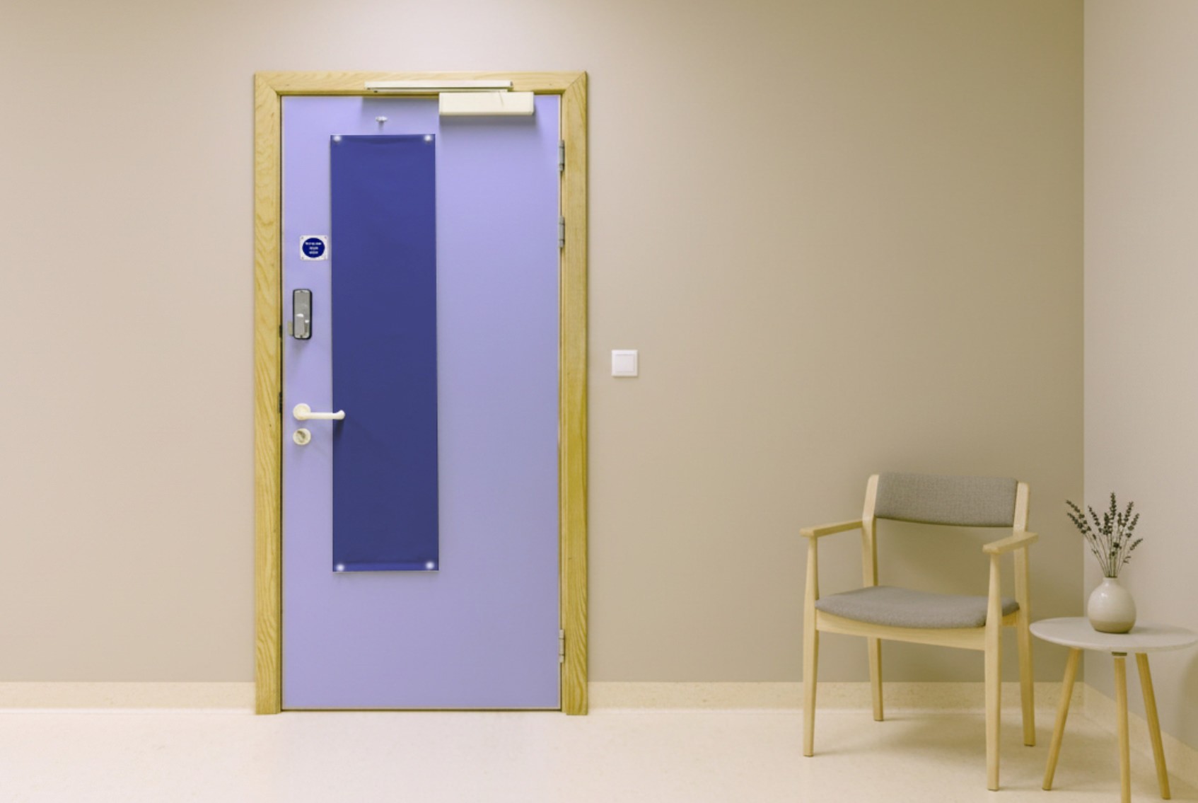 toscana royal blue commercial vision panel flap (vpf)