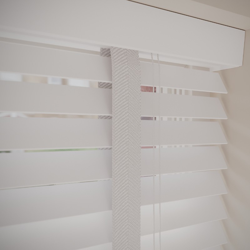 Absolute White Real Wood with Glacier Tapes