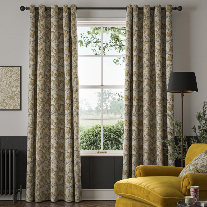 William Morris Acanthus Flint Curtain
