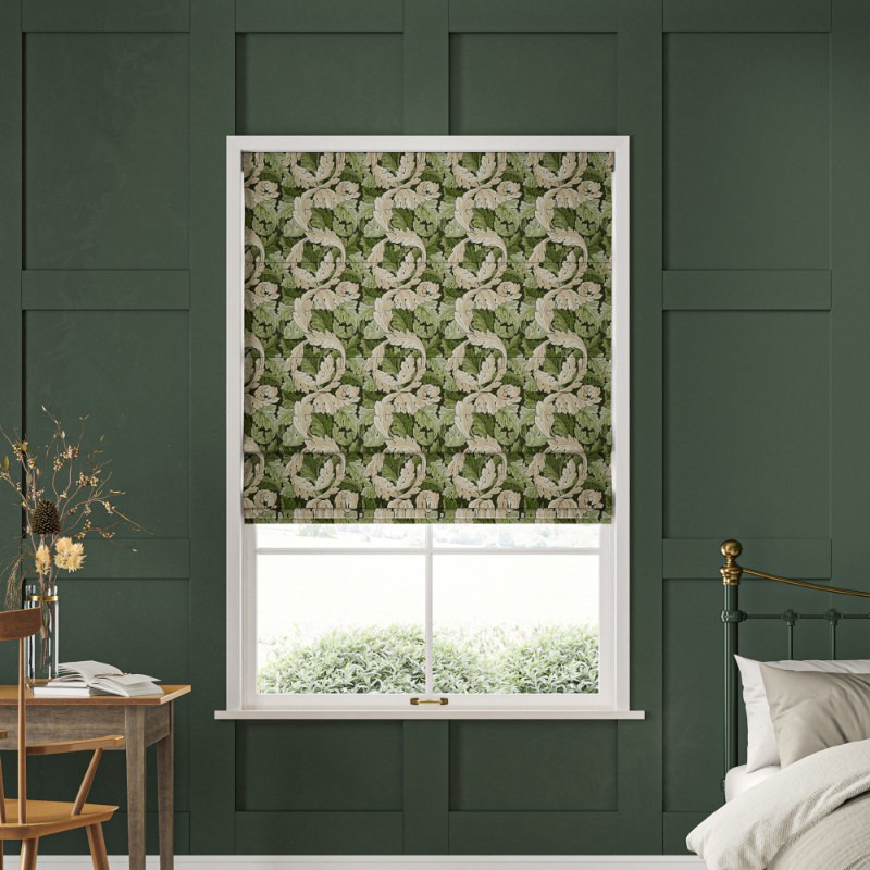 William Morris Acanthus Nettle Roman Blind
