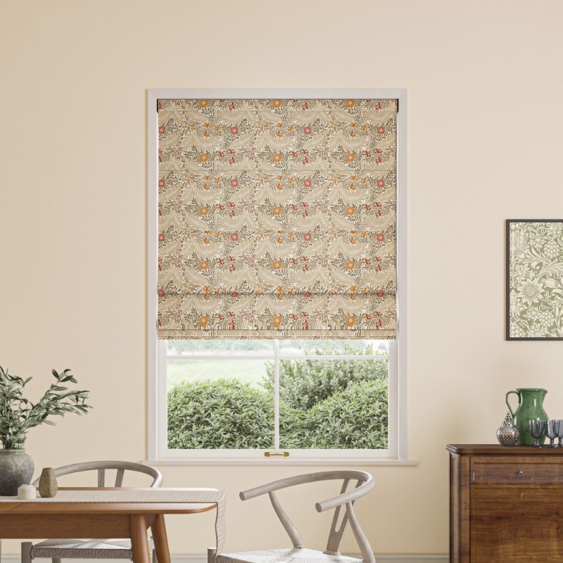 William Morris Larkspur Acorn Roman Blind