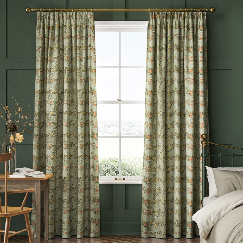 William Morris Larkspur Nettle Curtain