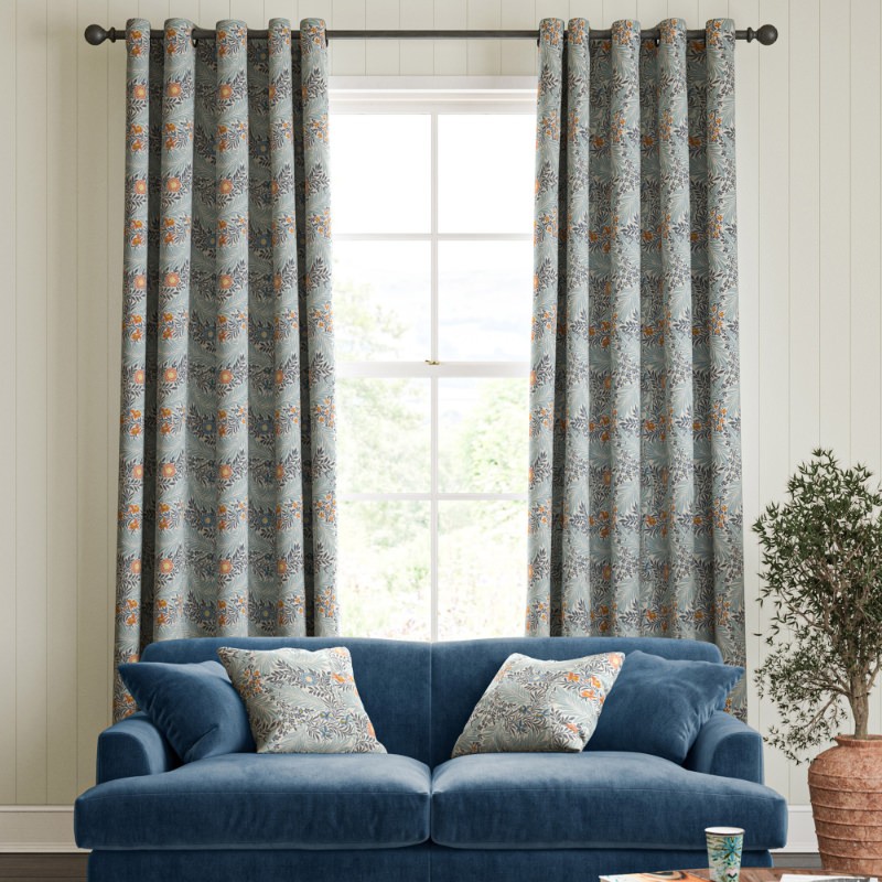 William Morris Larkspur Woad Curtain