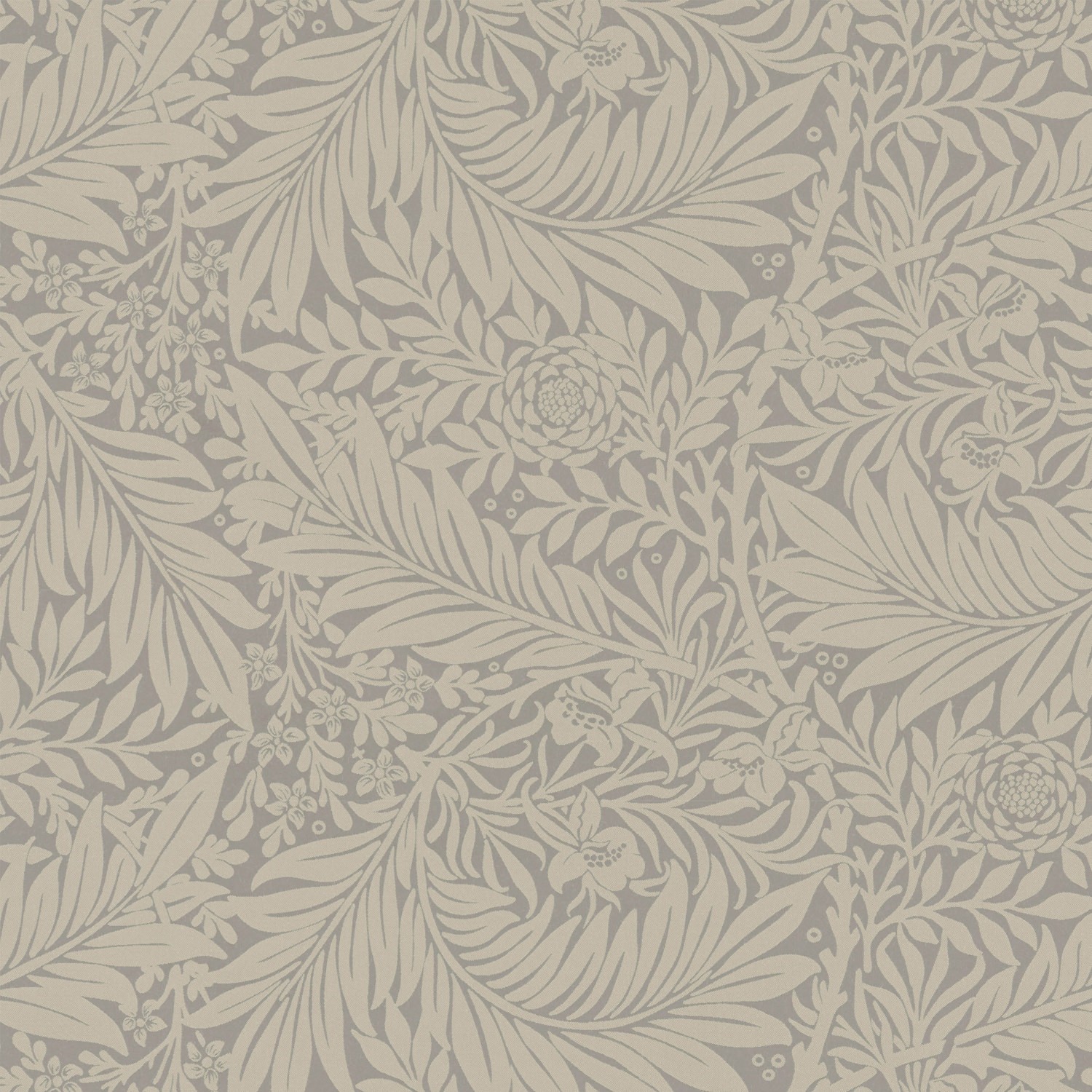 William Morris Larkspur Woven Limestone Curtain