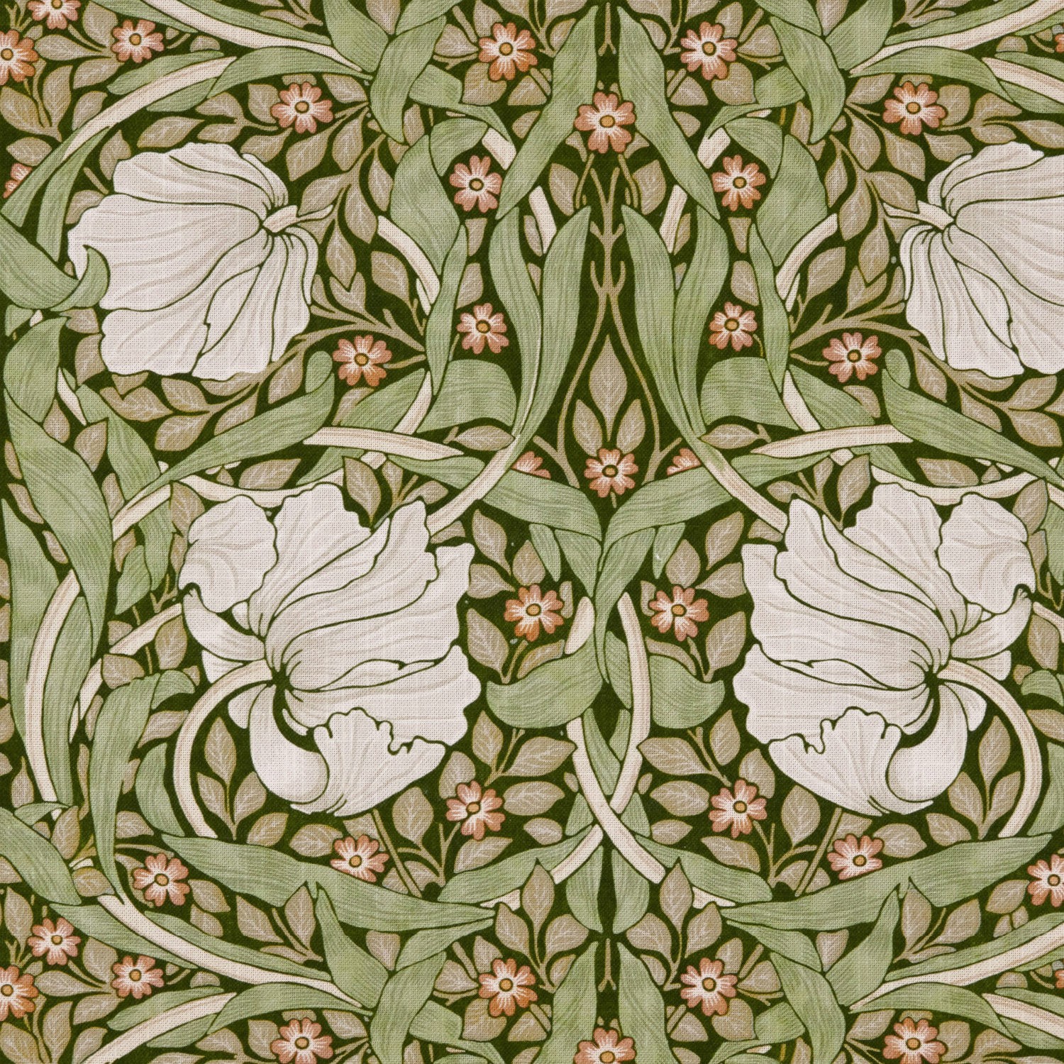 William Morris Pimpernel Nettle Curtain