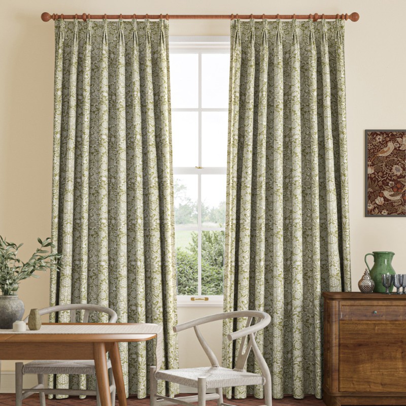 William Morris Sunflower Artichoke Curtain