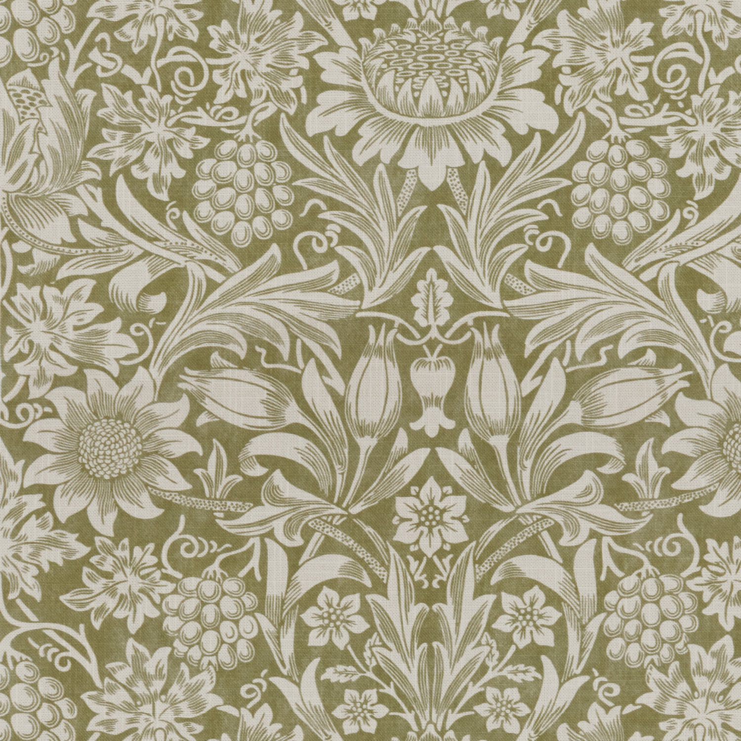William Morris Sunflower Artichoke Curtain