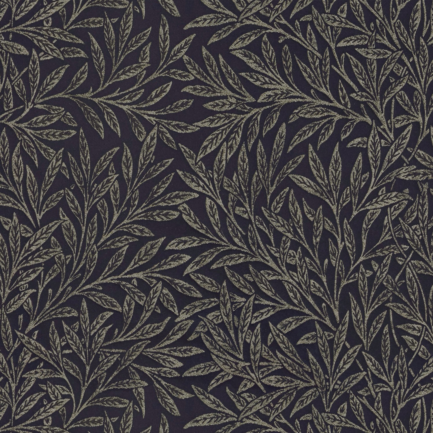 William Morris Willow Woven Indigo Curtain