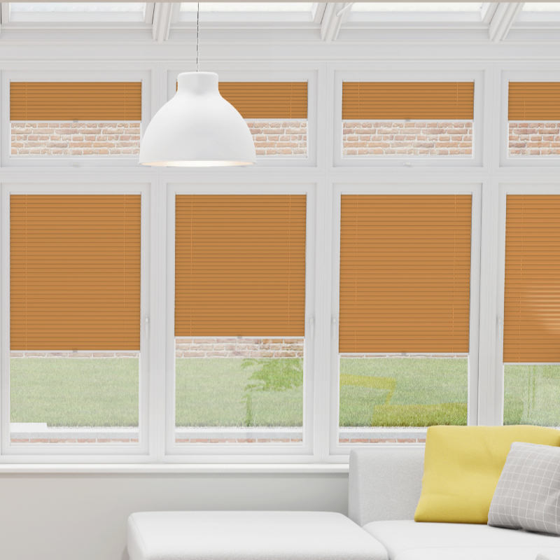 Prestige Yellow Honeycomb Blackout Conservatory Blind
