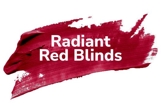 Radiant Red Blinds