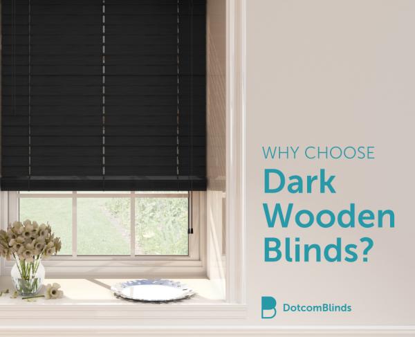 Dark Wood Venetian Blinds Look Amazing
