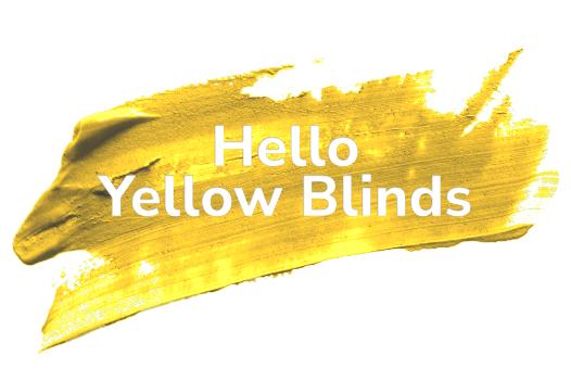 Say Yes To These Yellow Blinds!
